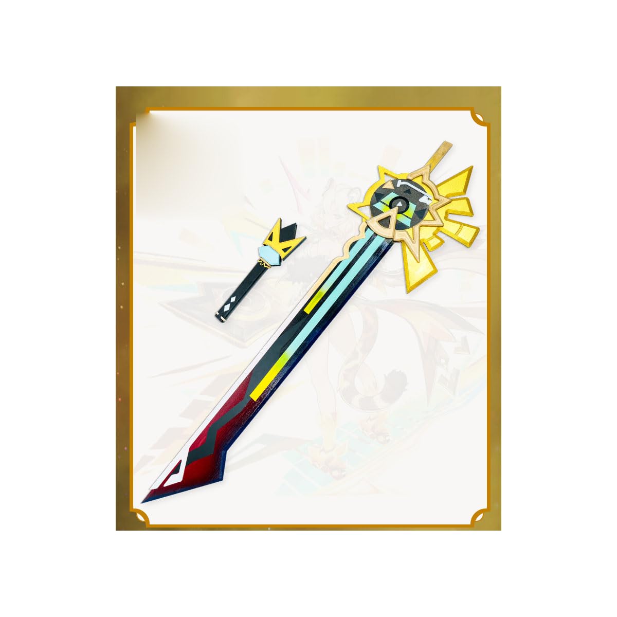 【即日発送可能】原神 シロネン コスプレ 武器 道具 岩峰を巡る歌 五次元 原神 コスプレ シロネン モチーフ武器 岩峰を巡る歌 道具